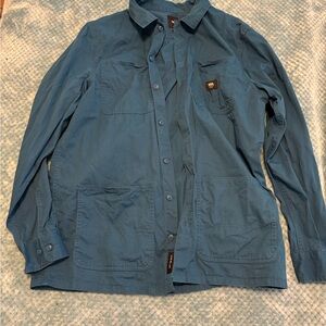 Vans Blue Lightweight Shirt Jacket Relaxed Fit